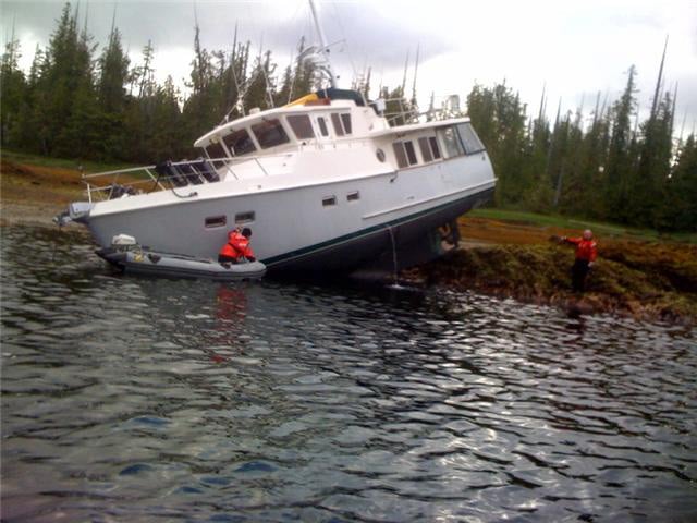 boat stuck
