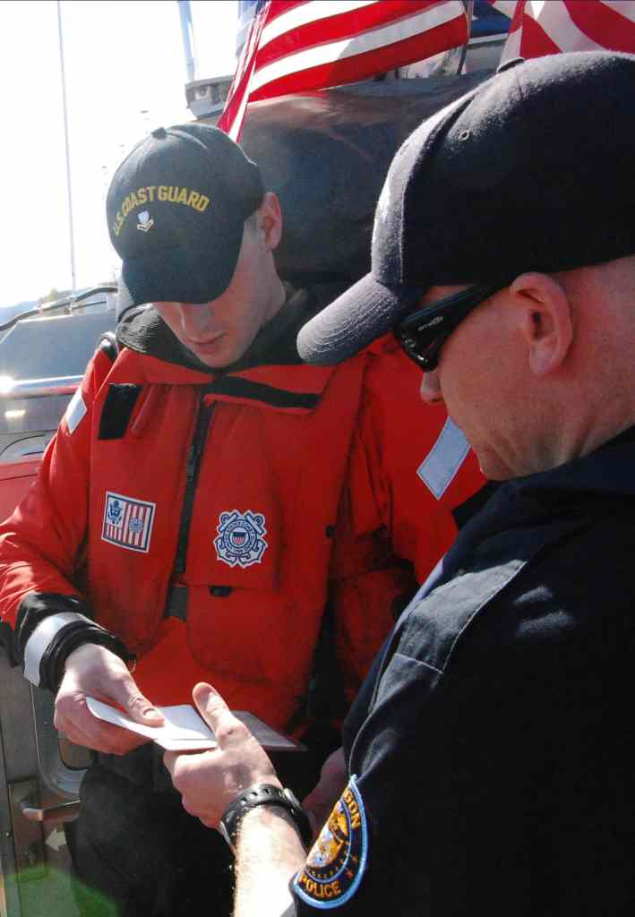 Coast Guard patrolling